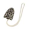 Leopard Print Necklace with Magnetic Clasp for Easy Wear Long Chain Fashion Jewelry Accessory for Women Daily Use