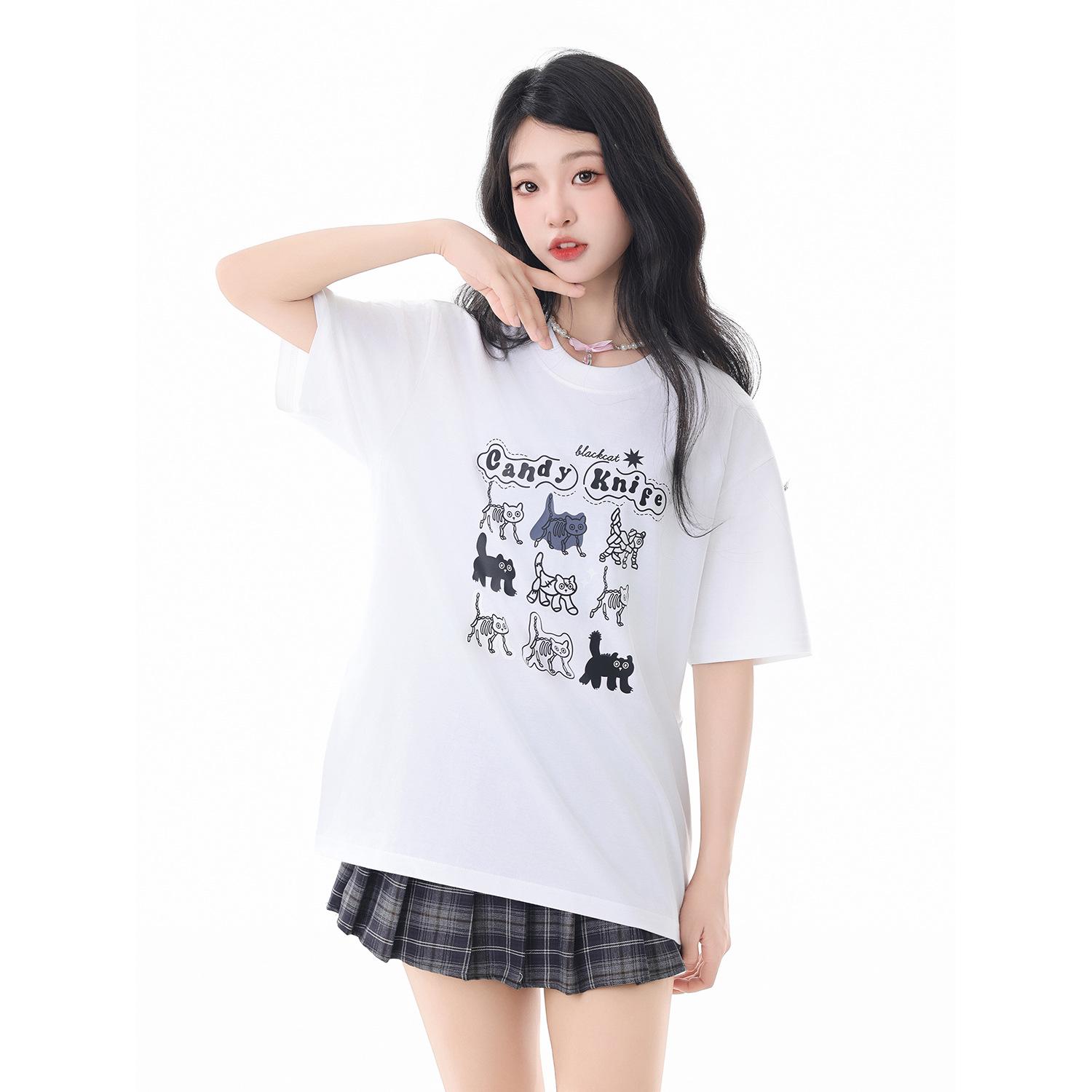 

2024 Unisex Retro Pure Cotton Heavyweight Short Sleeve T-shirt - Trendy Summer Style, Age-Reducing Design M хізер сірий колір