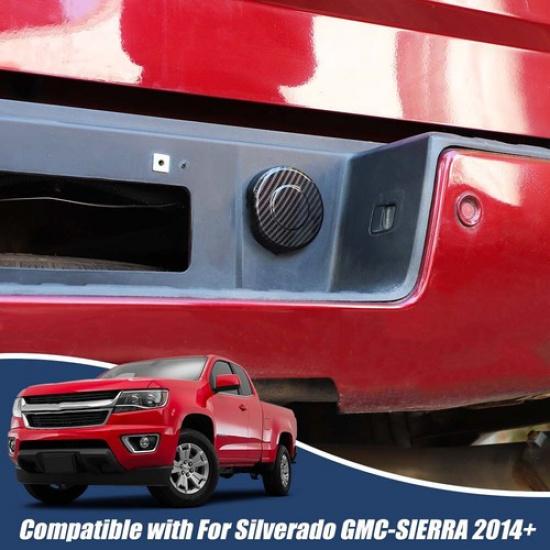 Tailgate Spare Tire Lock Deco Trim Cover For Chevrolet Colorado/Silverado/CANYON