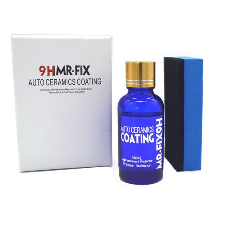 30 мл 9H Автокерамическое покрытие Антицарапина Жидкое покрытие для автомобиля Краска Супергидрофобное Стекло Покрытие Полироль Авто синий