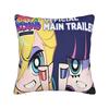 Panty Stocking with Garterbelt Square Pillow Case Cartoon Cushion Covers Custom Zipper Decor Pillowcase for Living Room 40x40cm
