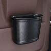 Car Trash Can for Vehicle Faux Leather Hanging Door Storage Bag for Garbage Waterproof Organizer Pouch for Car Interior