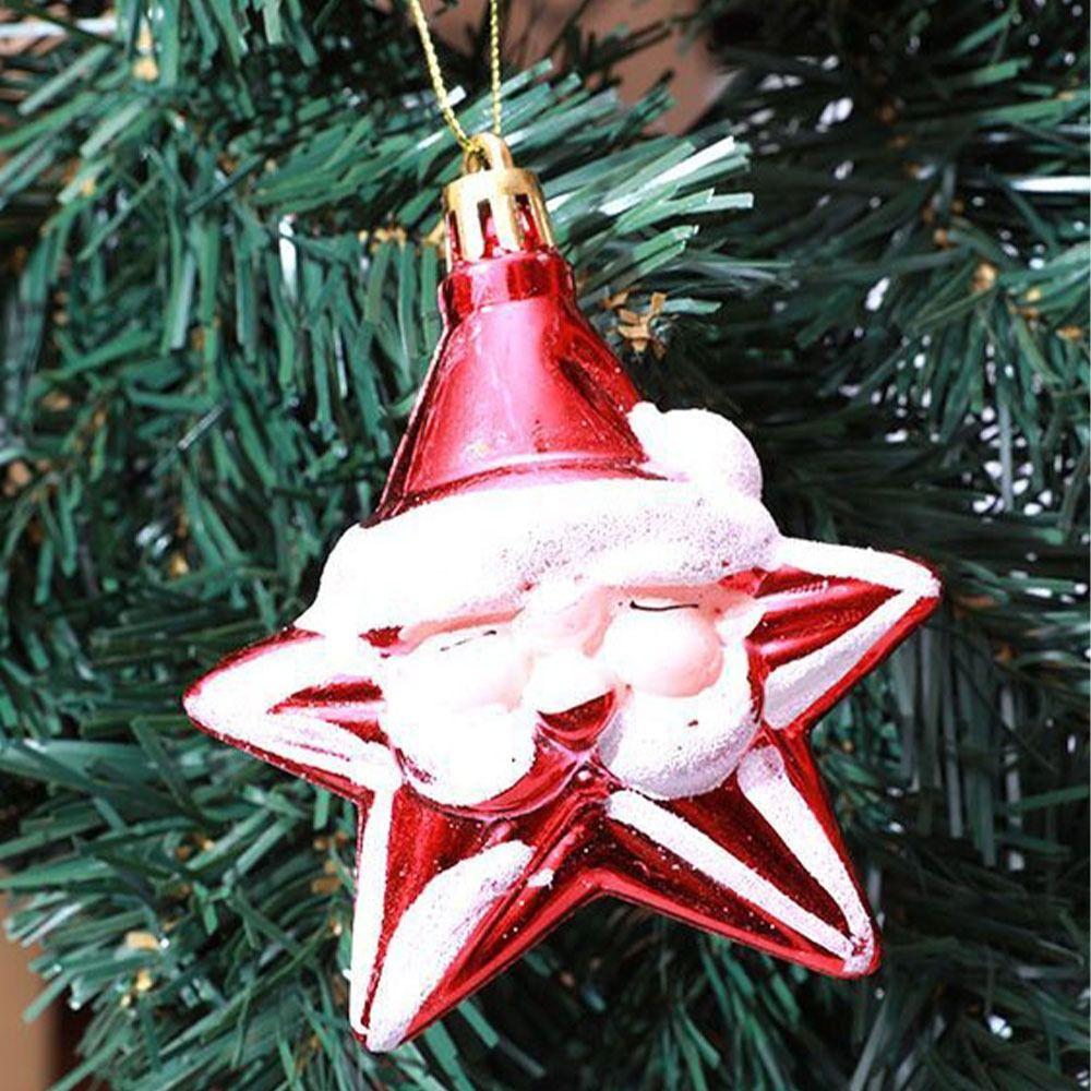 Electroplated Candy Pendant Plastic Xmas Tree Hanging Pendants Crafts Christmas Lollipop  Gift