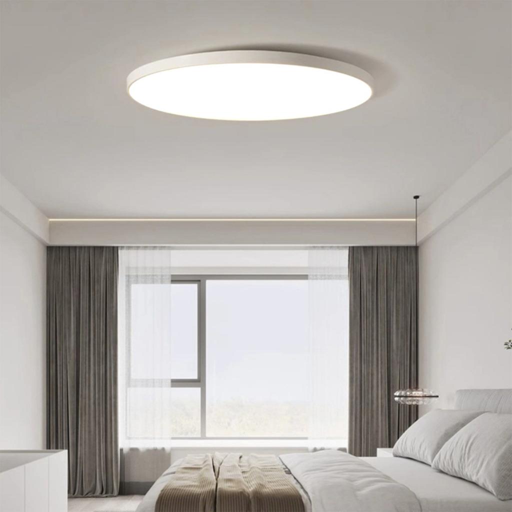 Ultra-thin ceiling lamp bedroom light luxury living room lamp LED three-proof lamp round balcony lamp simple lighting modern lamp