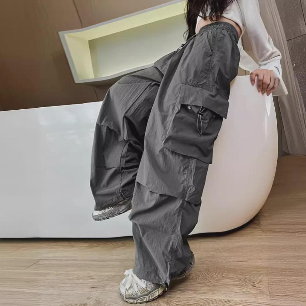 Girls' Quick-Dry Summer Wide-Leg Pants: Trendy, Cool, Mosquito-Proof Streetwear for Dancing
