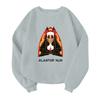 Children's Fashionable Lightweight Long-sleeved Round Neck Pullover With Pockets Printed Pullover