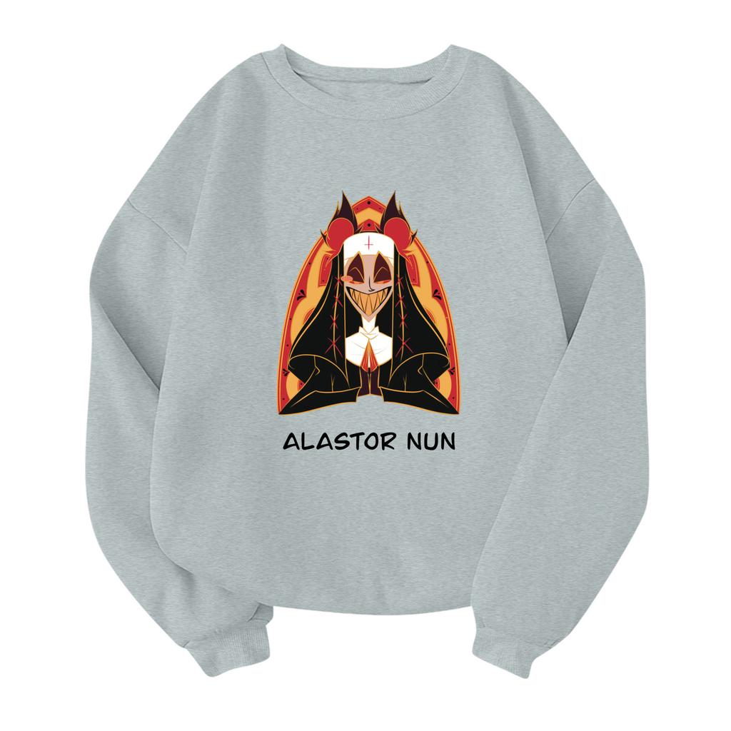 Children's Fashionable Lightweight Long-sleeved Round Neck Pullover With Pockets Printed Pullover