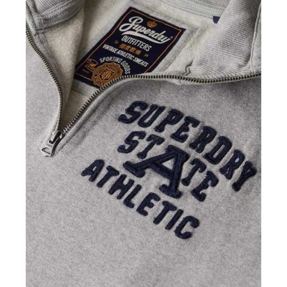 Superdry Bluza z zamkiem do połowy Vintage Athletic
