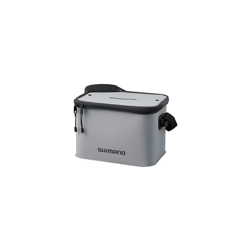 Shimano Tackle Bucket EV BK-019W Gray 36cm Fishing Gear Storage Container
