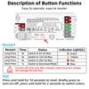 For WLED Digital LED Strip Controller for ESP32 Platform with 16A Current Rating White Housing USB C Connector 5-24V Range