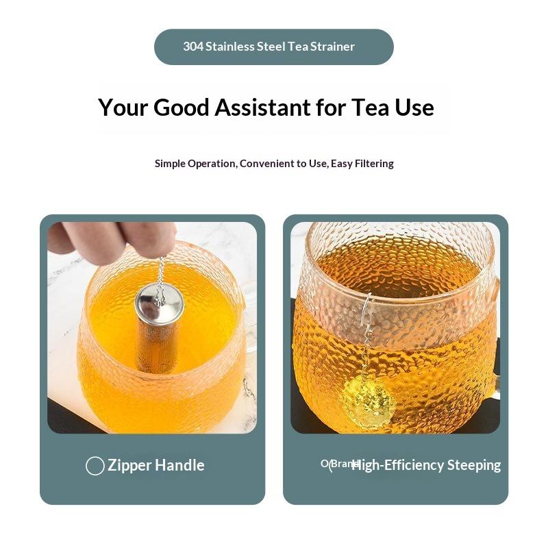 1Pcs Stainless Steel Tea Infuser Tea Leaves Spice Seasoning Ball Strainer Teapot Fine Mesh Coffee Filter Teaware Tea Strainer