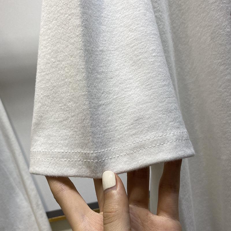 Camiseta Holgada de Algodón para Mujer con Estampado de Tres Ositos - Top de Moda Casual de Verano