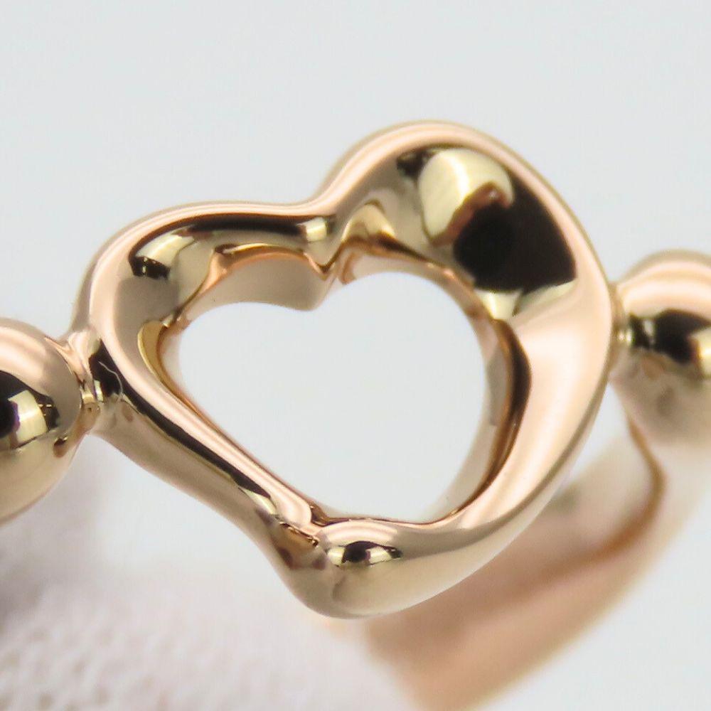 Used TIFFANY&Co. Ring Open Heart EU#49.5 K18 Pink Gold 3.5g Pink Gold El Saperetti