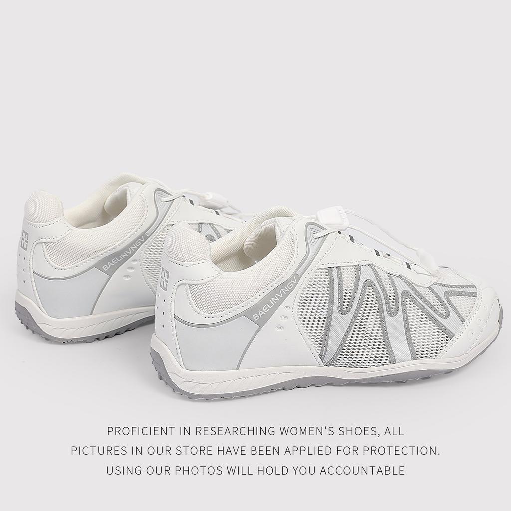 Thick-Soled Heightening German Training Shoes Women'S Fashion Breathable Retro Mesh Sports Shoes Lightweight Color Matching Forrest Gump Shoes
