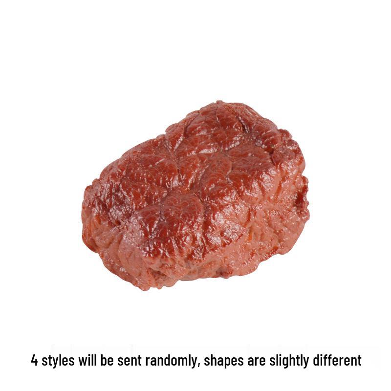 Simulated Braised Beef Cubes Pendant - Pretend Play Toy