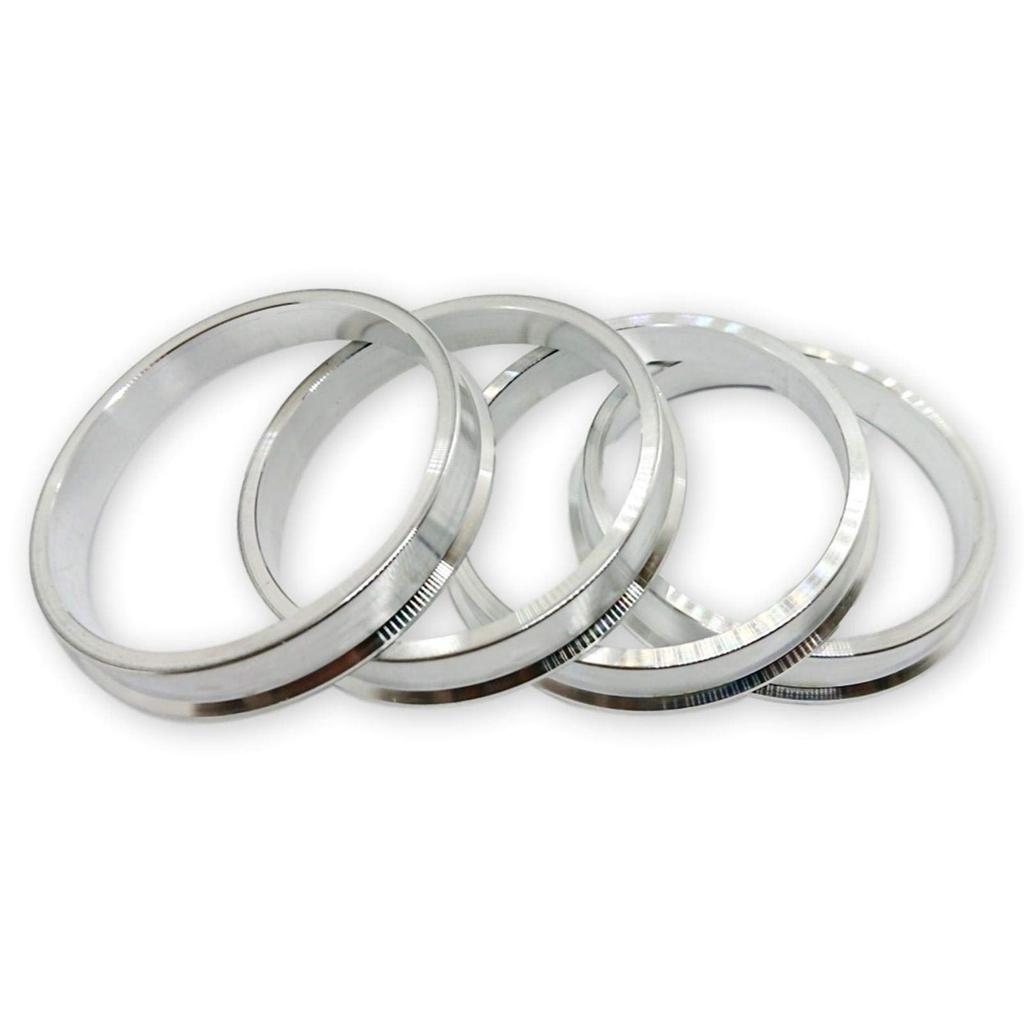 Aupur Car Tire Hub Ring Set of 4 (1 Car) Forged Aluminum Brim, Spacer Car (2.6-2.2 inches (66.6-57.1 mm)