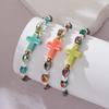 Colorful Cross Braided Bracelet For Women Bohemia  Pearls Adjustable Bracelet Friendship Jewelry