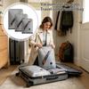 Bolsas de Almacenamiento al Vacío para Ropa, Edredones y Viajes - Bolsas de Compresión para Ahorrar Espacio en Ropa y Ropa de Cama