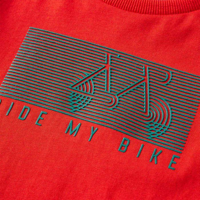 T-shirt enfants à manches longues rouge 92/104/116/128/140