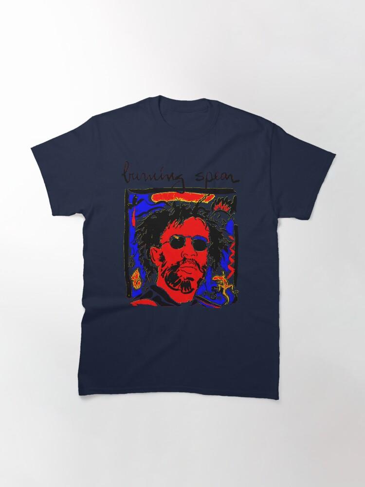 Burning Spear Hand Draw Face Roots Reggae Classic T-Shirt