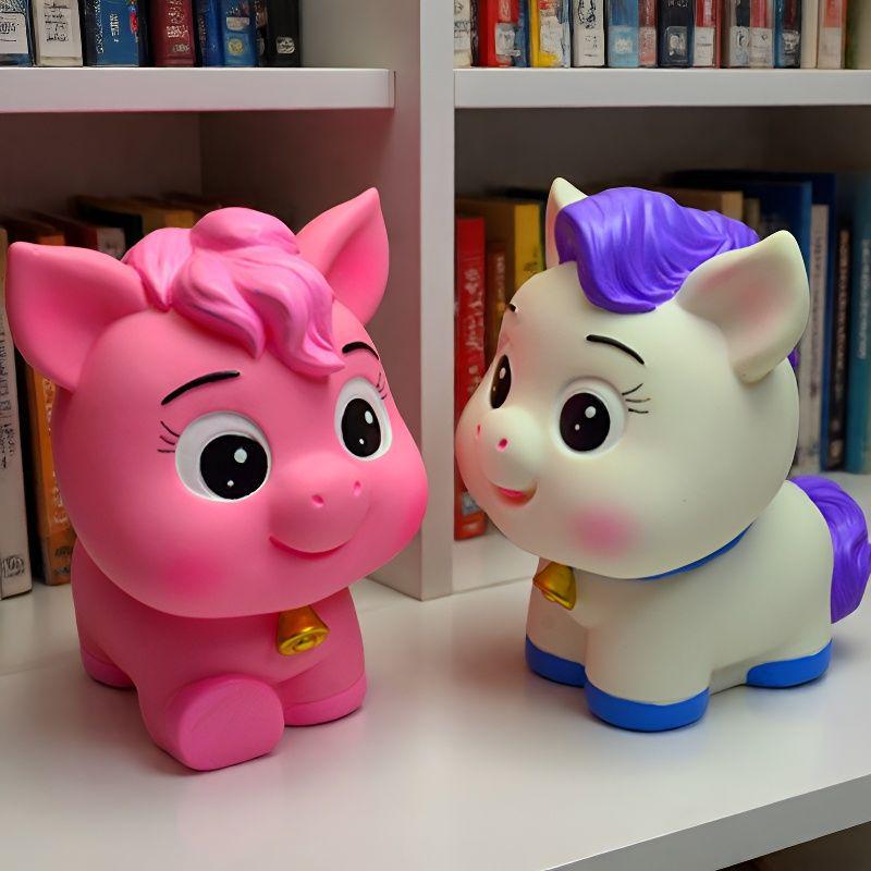 2026 Vårfest Häst Spara Pengar Burk - Kreativ Liten Häst Prydnad för Barnens Nyårspresent