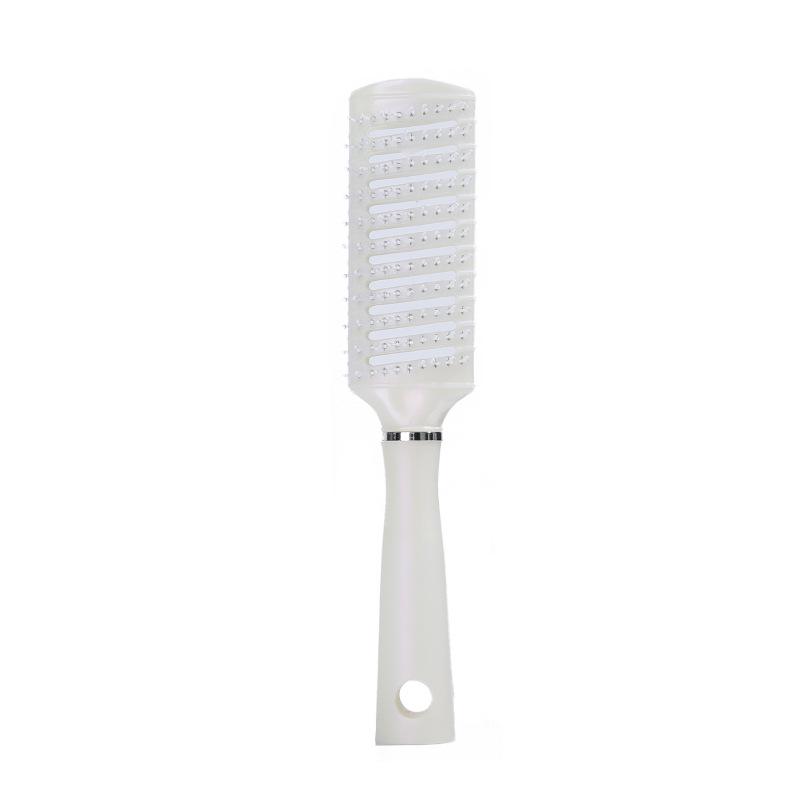 Portable Airbag Massage Comb & Handheld Makeup Mirror for Long Hair - Cushion & Curling Comb