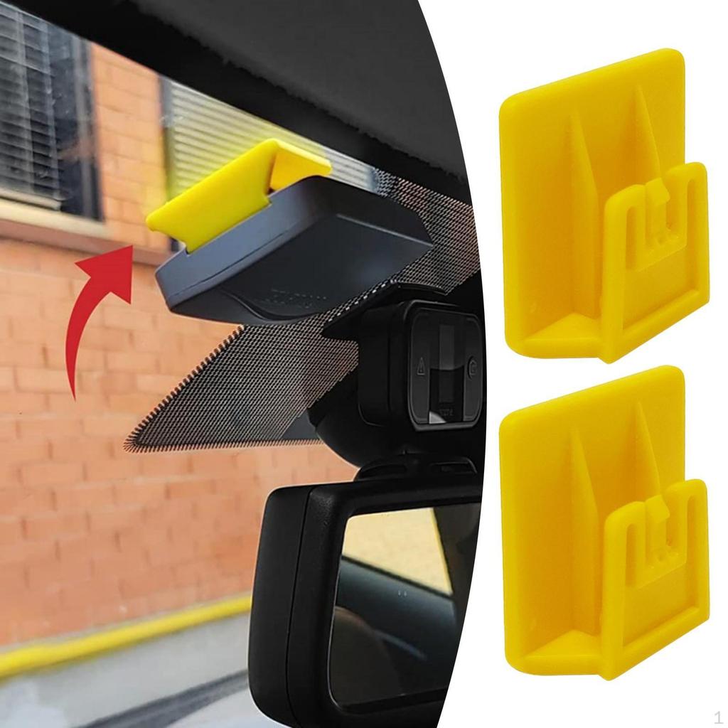 2x Toll Pass Clip Holders,Car Accessories,Pass Holders for Windshield Removable Electronic