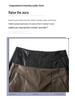 New Women's High-Waist Leather Bootcut Shorts - 2025 Autumn/Winter Sheepskin Outerwear