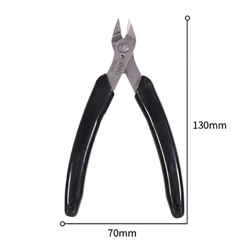 Deli DL0301 Thin Blade Electronic Diagonal Pliers (2-Pack)