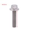 10pcs M6 Stainless Steel SS304 Hex Flange Screws   Washer Head  S Fastener