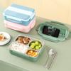 Stainless Steel Insulated Bento Box With Water-Filled Thermal Layer Office Lunch Student Meal Prep