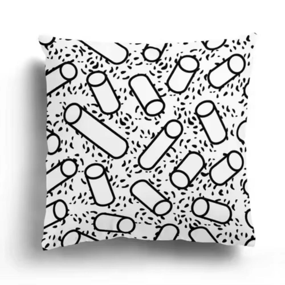 - Einfacher geometrischer Druck Kissenbezug Heimdekoration Schlafzimmer Wohnzimmer Sofa Kissenbezug x xZoll