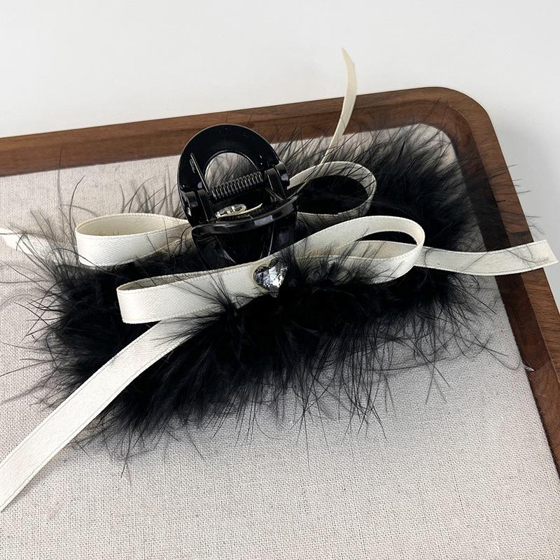 

Фея любов горний кришталь перо захоплення кліпса жінки старше почуття великий страус волосся акула кліпса новий кліпса дівчата головні убори