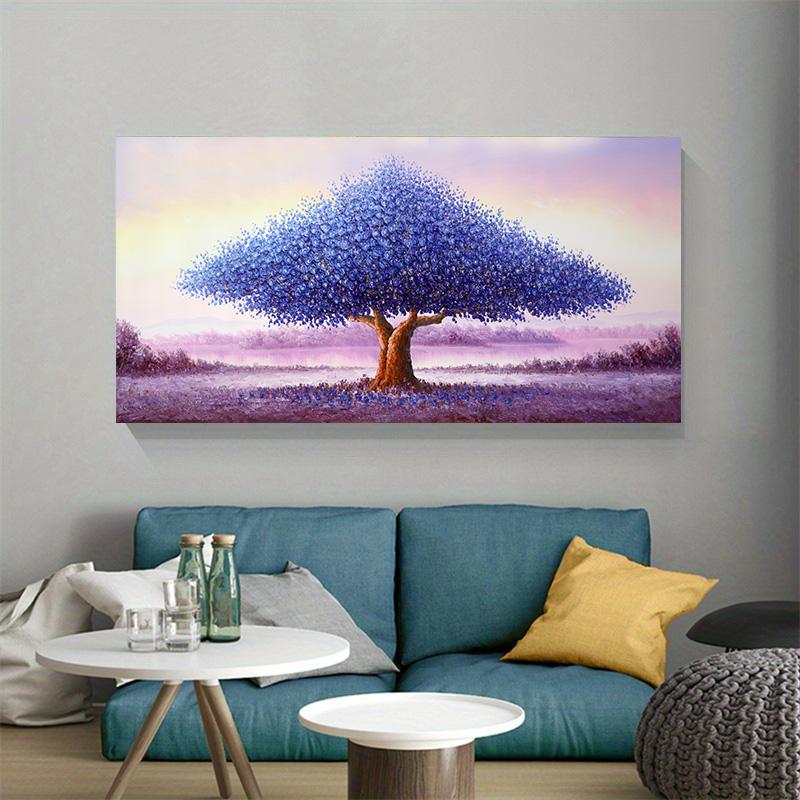 Wealth Tree Decoration Painting Modern Light Luxury Hanging Painting HD Poster Picture Living Room Bedroom Wall Decor