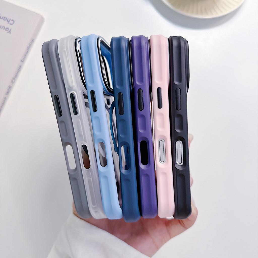Applicable to iphone17promax magnetic mobile phone case transparent apple 16 two-in-one anti-drop protective case 15