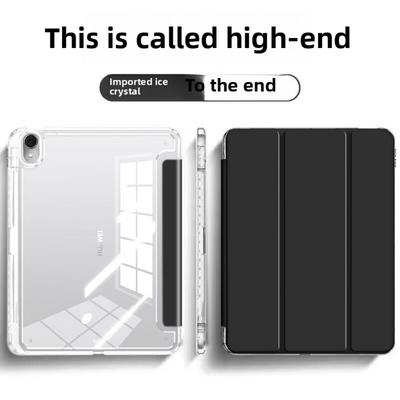 2025 for IPad Case Transparent Acrylic Cover with Pencil Holder for IPad 11 Pro 11 Air 11 Protective Shell