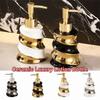 Small Ceramic Luxury Lotion Bottle Refillable 200ml Countertop Sink Soap Dispenser Waterproof Reusable Sub Bottle