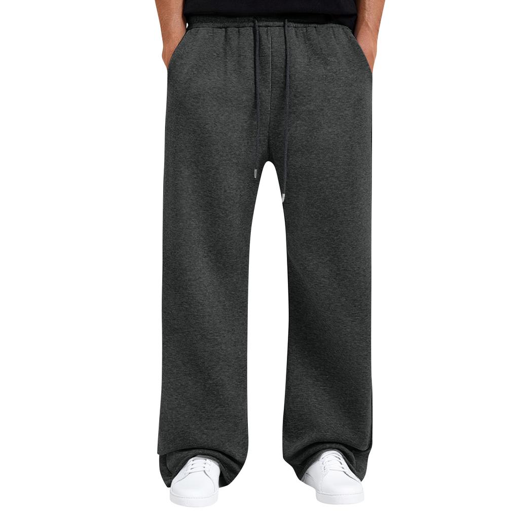 Men's Baggy Sweatpants Wide Leg Sweat Pants With Pockets