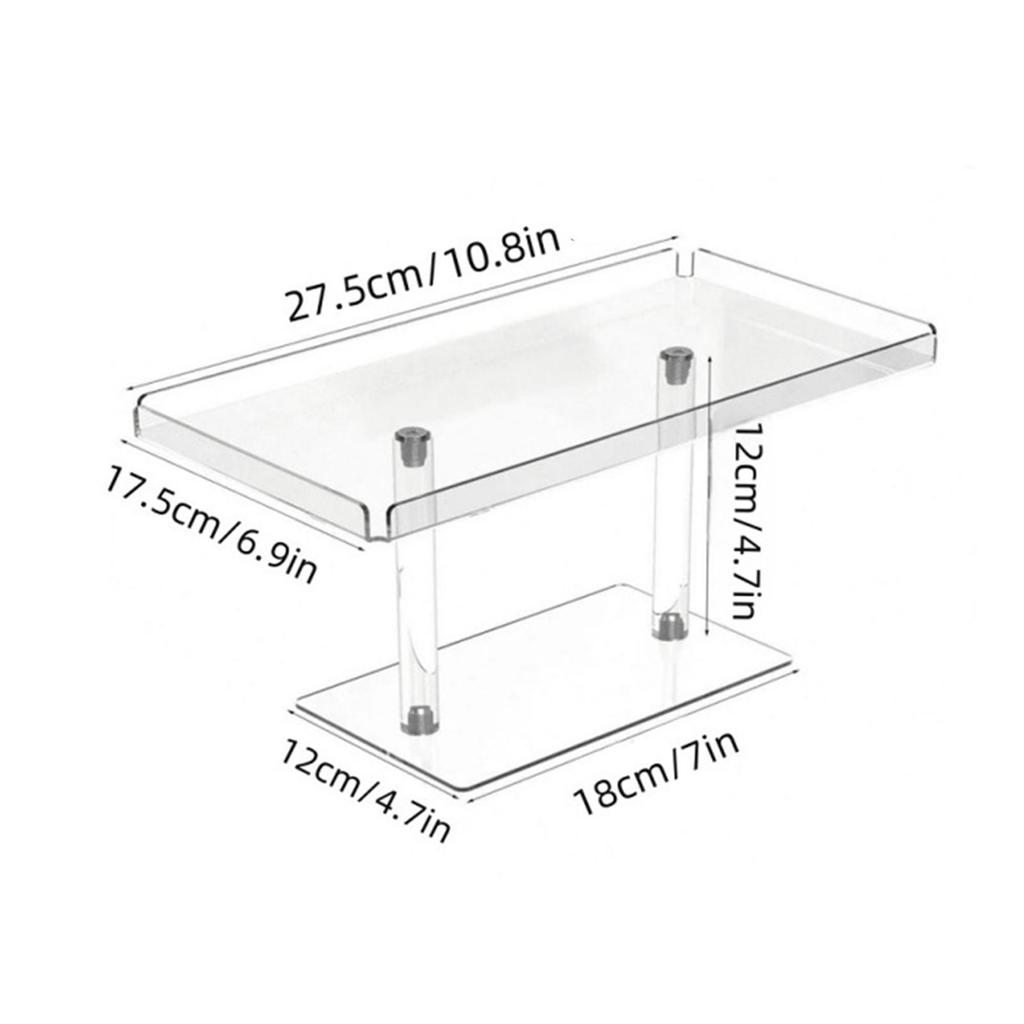 Acrylic Cupcake Display Stand Sturdy Decorative Multifunctional Dessert Stand for Wedding Home Birthday Party