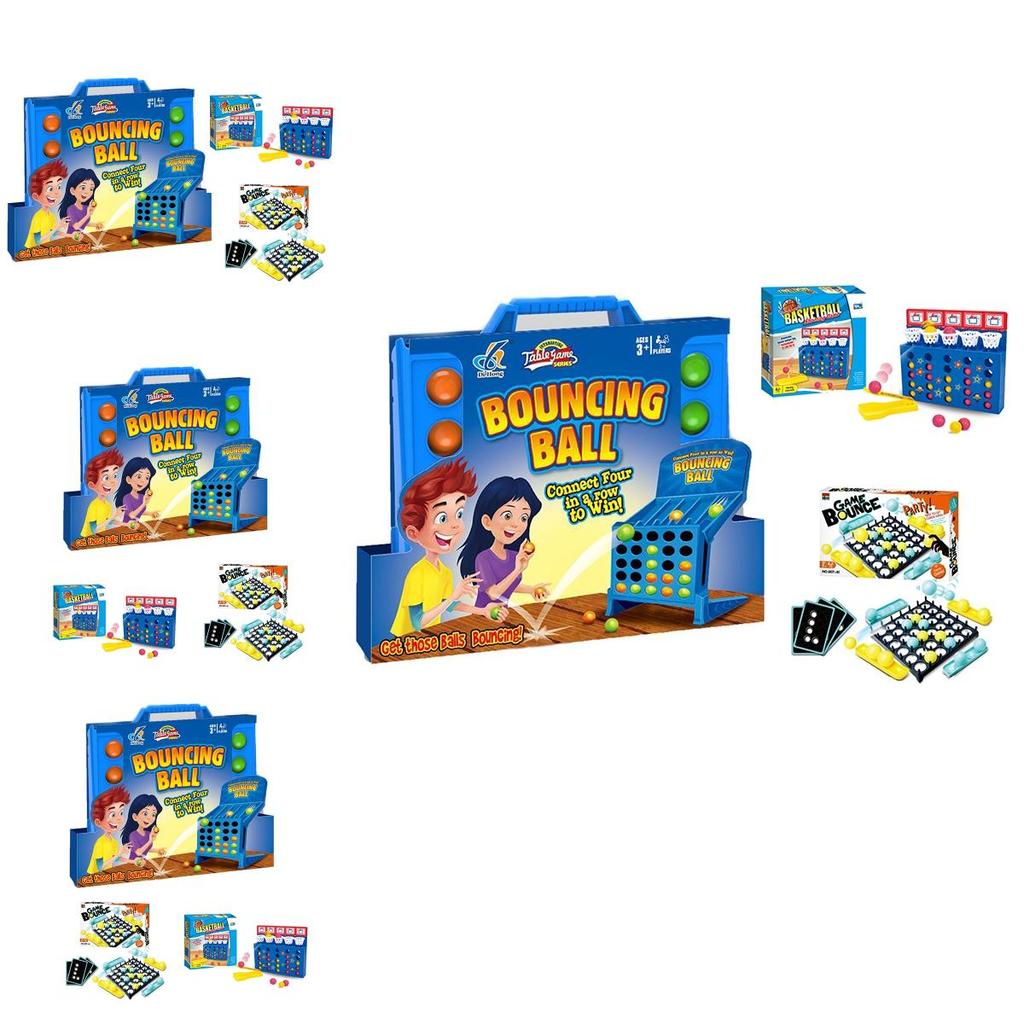 Zábavná desková hra s míčky pro malé děti a rodinnou zábavu