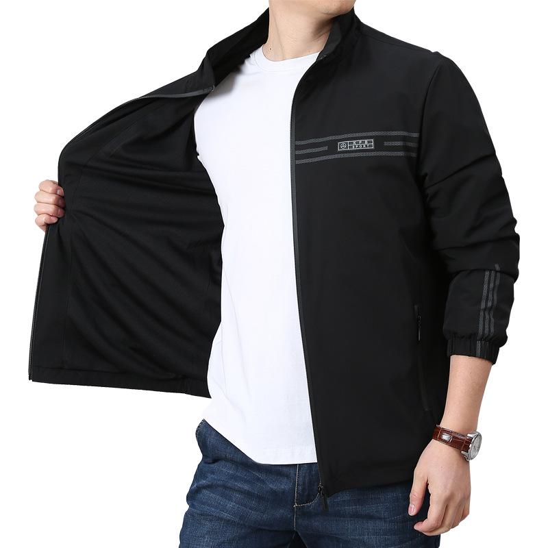 Men's Stretch Casual Solid Color Autumn Jacket, 2025 Trend