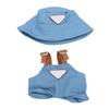 Doll Clothing Set Cute Overalls and Hat Outfit Kit for 17cm Dolls Dress Up Display Holiday Present
