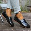 Soft-soled Single Shoes Women's 2025 Autumn New Flat Plus-size One-foot Lazy Beanie Shoes