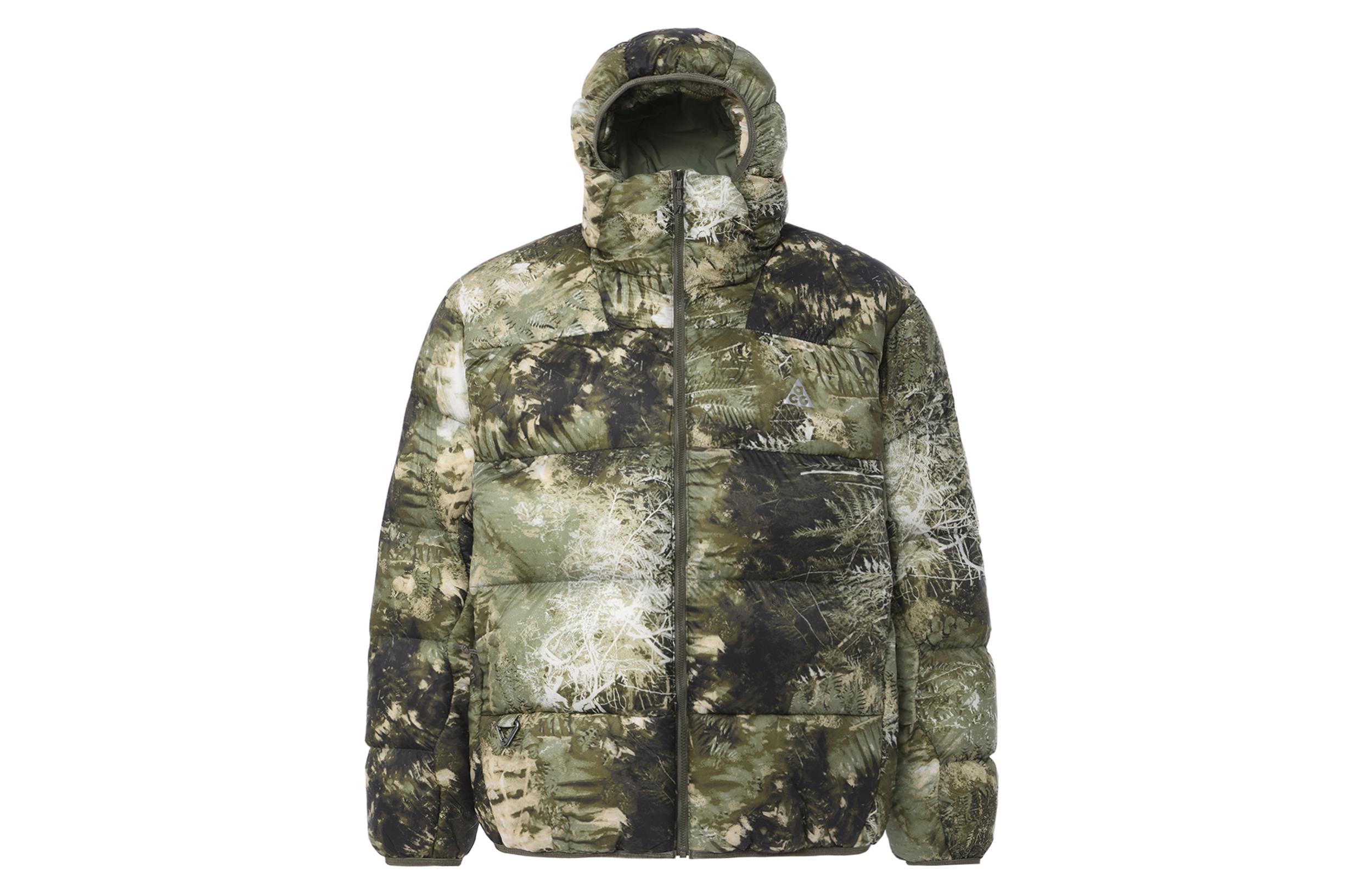 Nike ACG Jackets Unisex Oil Green Hooded Thickened Other FB8122-386 S