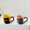 Cat Pattern Coffee Mug Creative Style Milk Cup Decorative Accessories Ceramic Mug  Household Use