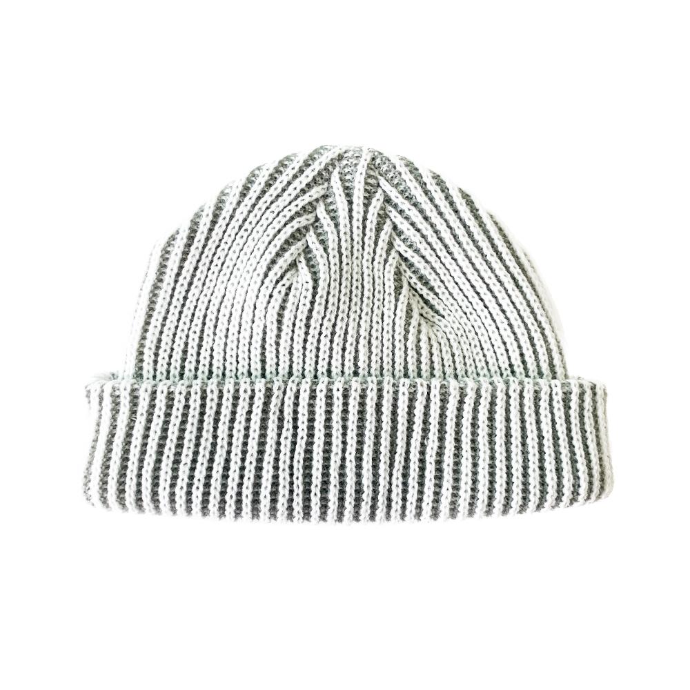EIGHTVOLUME Ev Brushed Ribbed Short Beanie (Olive)