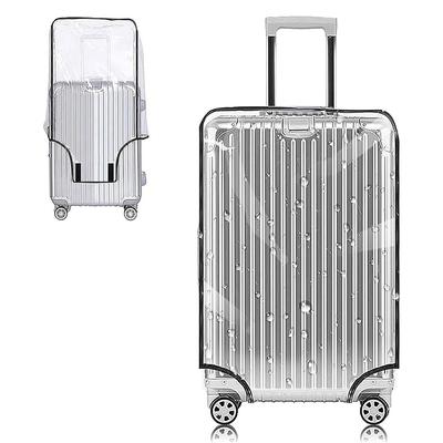 Transparent Wear-Resistant Luggage Protective Cover, Wheeled Luggage Outer Cover, Waterproof And Dustproof Travel Protective Cover