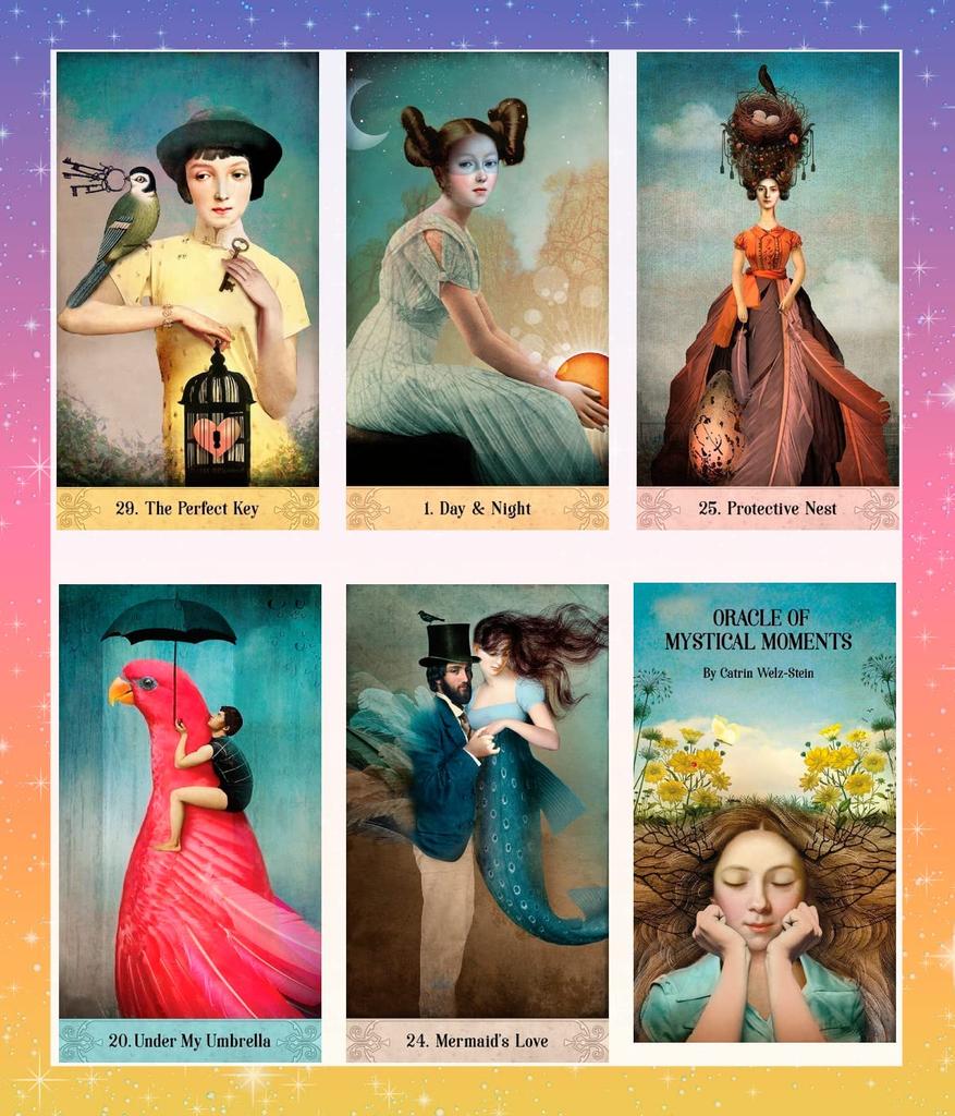 Oracle of Mystical Moments Japanese Instruction Oracle Cards Tarot by lulucouture [Includes Manual] [Authentic]