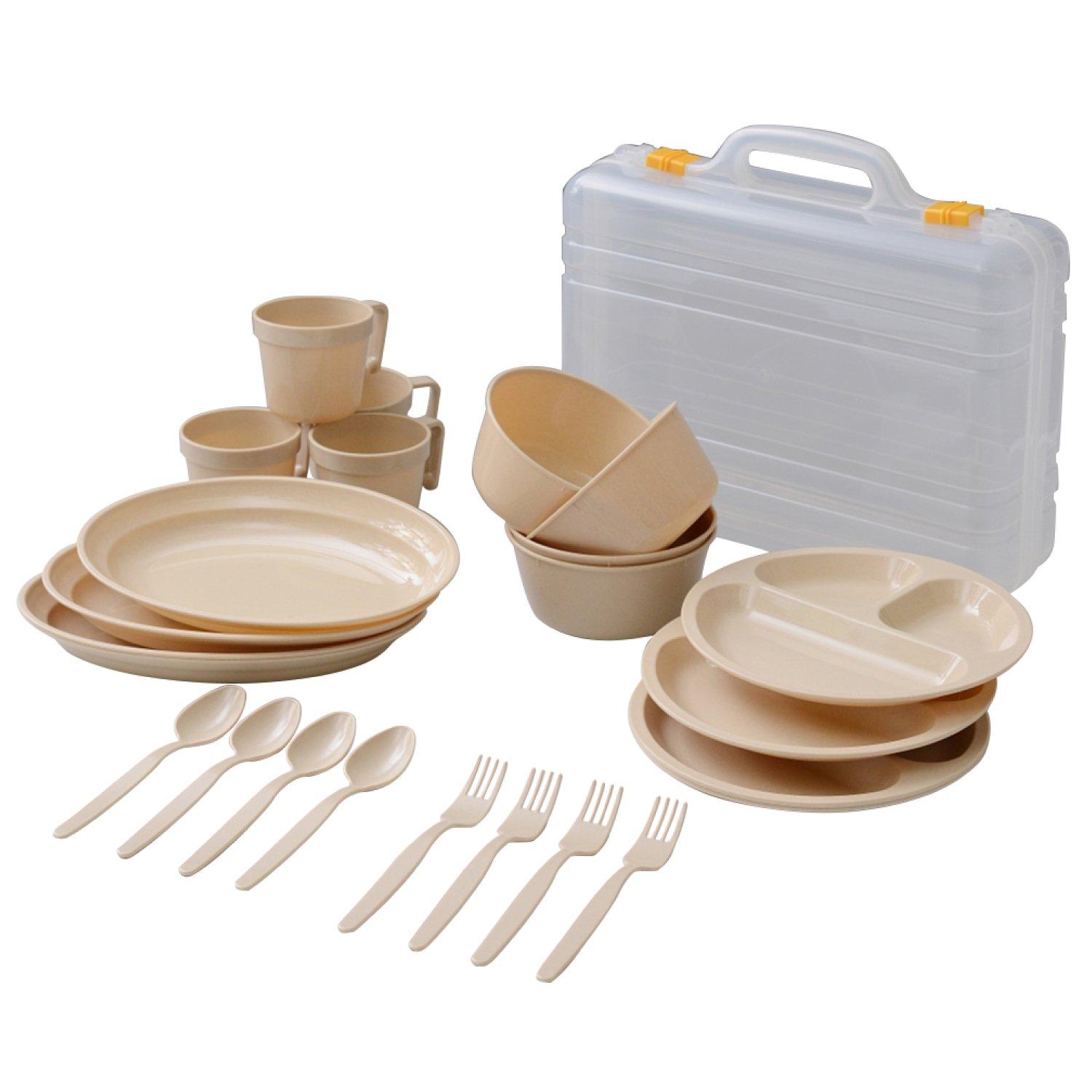 

Collection Day Party Tableware Set types for 4 Natural [Campers Yamazen] (6 people) PCW-12(NA) PCW-12(NA)