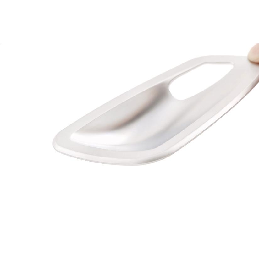 For BMW 3-Series E90 2DR 2005 2006-2012 ABS Silver Interior Door Bowl Cover Trim